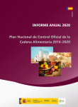 Informe anual del Plan Nacional de control oficial de la cadena alimentaria