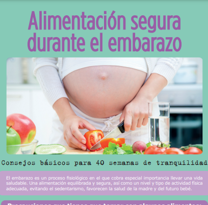 Alimentación segura durante el embarazo